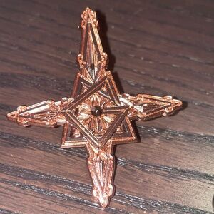 Rose Gold Grucifix Pin (Impera Era)